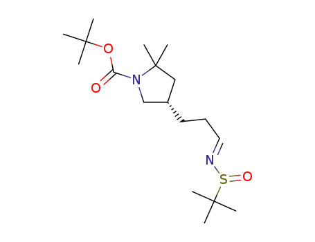 tert-butyl (4S)-4-[(3E)-3-tert-butylsulfinyliminopropyl]-2,2-dimethylpyrrolidine-1-carboxylate