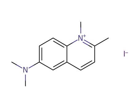 6-(dimethylamino)-1,2-dimethylquinolin-1-ium iodide