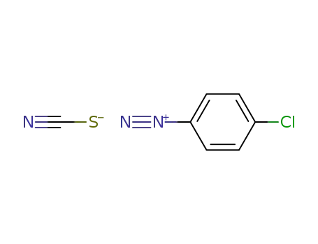 4-chloro-benzenediazonium; thiocyanate