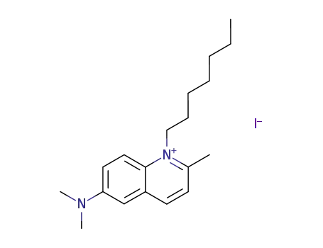 6-dimethylamino-1-heptyl-2-methyl-quinolinium; iodide