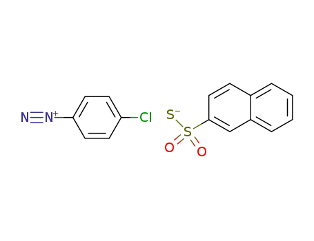 4-chloro-benzenediazonium; β-naphthalenethiosulfonate