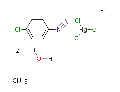 4-chloro-benzenediazonium; trichloromercurate(II), compound with mercury chloride