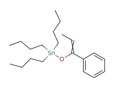 1-Phenyl-1-(tri-n-butylstannyloxy)-propen
