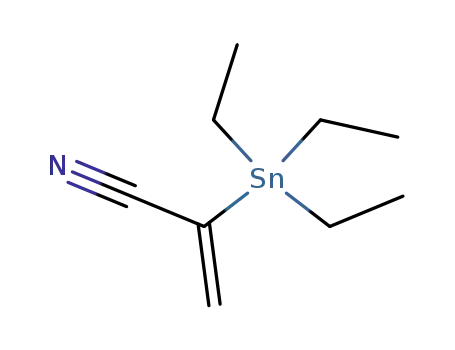 α-Triethylstannyl-acrylnitril