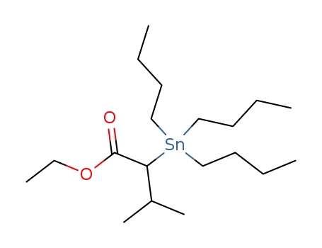 <1-Aethoxycarbonyl-2-methylpropyl-(1)>-tributylzinn