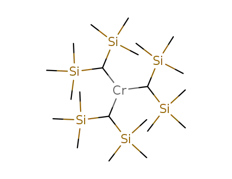 Molecular Structure of 53668-83-0 (Chromium, tris[bis(trimethylsilyl)methyl]-)