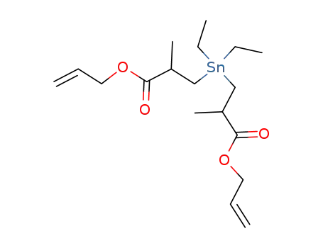 Diethyl-bis-<2-allyloxycarbonyl-propyl>-stannan
