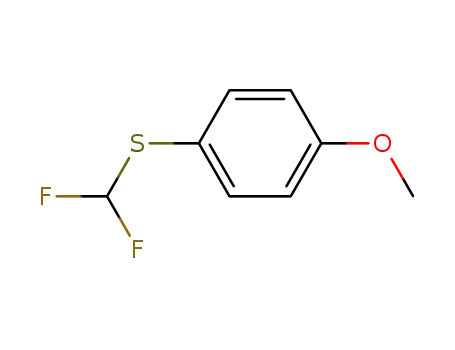 1-<(Difluoromethyl)thio>-4-methoxybenzene