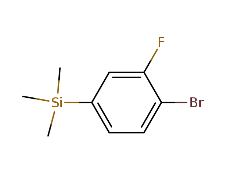 (4-Bromo-3-fluoro-phenyl)-trimethyl-silane
