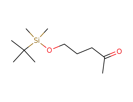 Molecular Structure of 86864-59-7 (2-Pentanone, 5-[[(1,1-dimethylethyl)dimethylsilyl]oxy]-)