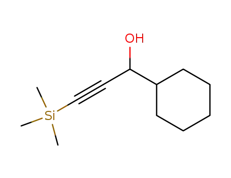 (+/-)-1-cyclohexyl-3-(trimethylsilyl)-2-propynol