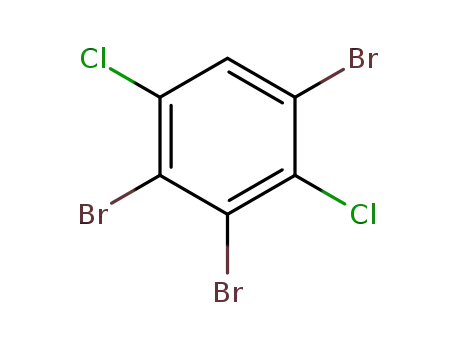 Molecular Structure of 73557-61-6 (1,3,4-Tribromo-2,5-dichlorobenzene)