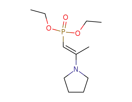 ((E)-2-Pyrrolidin-1-yl-propenyl)-phosphonic acid diethyl ester