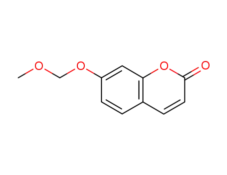 Molecular Structure of 80754-21-8 (2H-1-Benzopyran-2-one, 7-(methoxymethoxy)-)