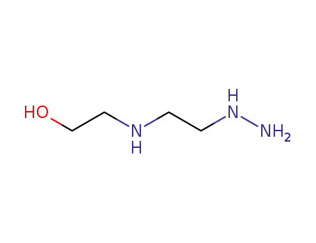 Molecular Structure of 88303-65-5 (Ethanol, 2-[(2-hydrazinoethyl)amino]-)