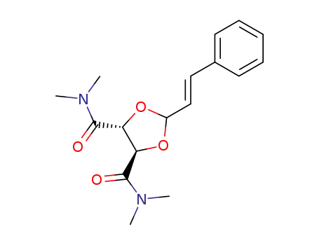 (4R,5R)-2-((E)-Styryl)-[1,3]dioxolane-4,5-dicarboxylic acid bis-dimethylamide