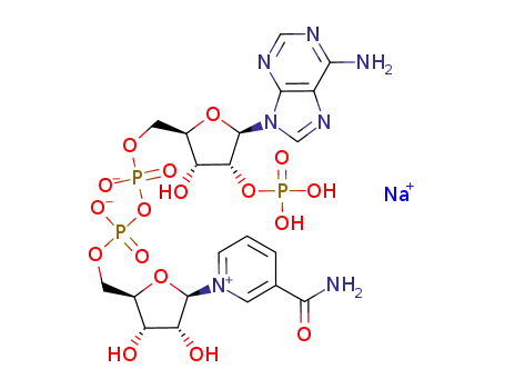Molecular Structure of 1184-16-3 (BETA-NICOTINAMIDE ADENINE DINUCLEOTIDE PHOSPHATE SODIUM SALT)
