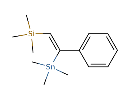 Molecular Structure of 97607-44-8 (Silane, trimethyl[(1Z)-2-phenyl-2-(trimethylstannyl)ethenyl]-)