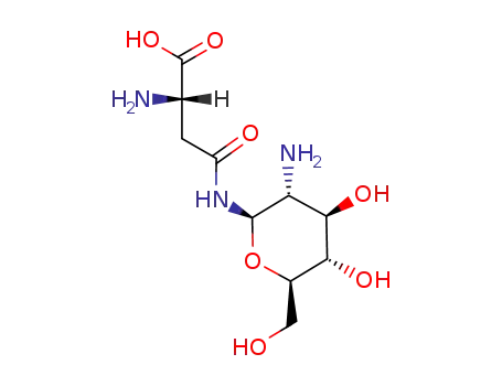 2-acetamido-1-N-(L-β-aspartyl)-2-deoxy-β-D-glucopyranosylamine