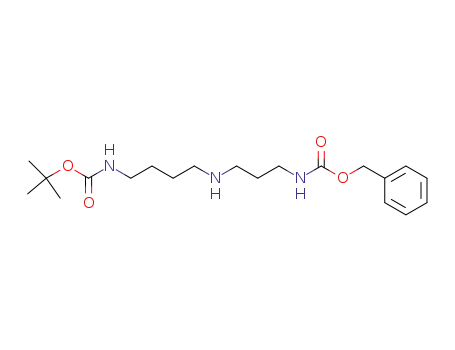 Molecular Structure of 68076-38-0 (N(1)-benzyloxycarbonyl-N(8)-butoxycarbonylspermidine)