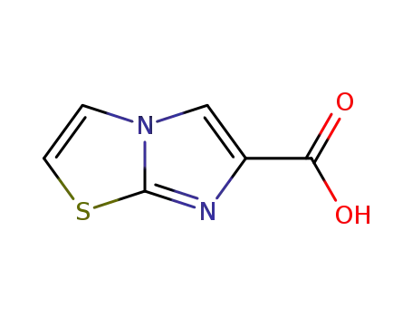 Molecular Structure of 53572-98-8 (Imidazo[2,1-b][1,3]thiazole-6-carboxylic acid)