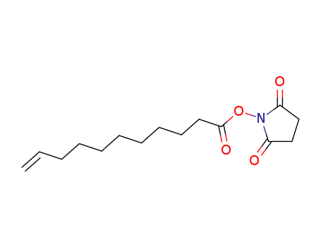Molecular Structure of 110661-49-9 (2,5-Pyrrolidinedione, 1-[(1-oxo-10-undecenyl)oxy]-)