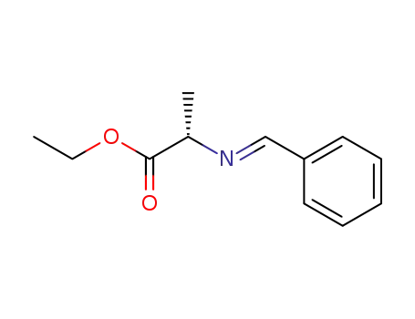 L-Alanine, N-(phenylmethylene)-, ethyl ester, (E)-
