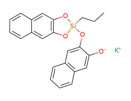 Potassium; 3-(2-propyl-1,3-dioxa-2-sila-cyclopenta[b]naphthalen-2-yloxy)-naphthalen-2-olate