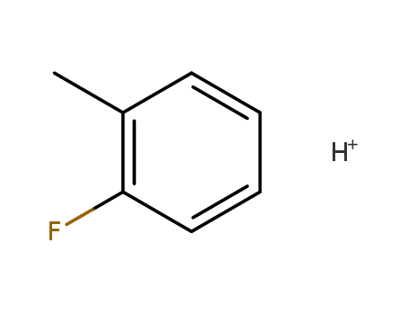 Molecular Structure of 138850-94-9 (Benzene, 1-fluoro-2-methyl-, monoprotonated)