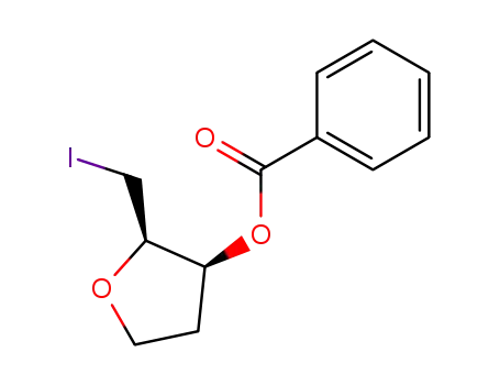 cis-2-(iodomethyl)-3-benzoxytetrahydrofuran
