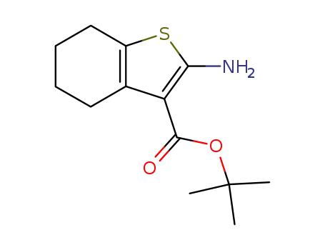 2-아미노-4,5,6,7-테트라히드로-벤조[b]티오펜-3-카르복실산 tert-부틸 에스테르