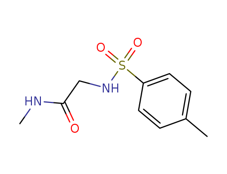 Molecular Structure of 115901-56-9 (Acetamide, N-methyl-2-[[(4-methylphenyl)sulfonyl]amino]-)