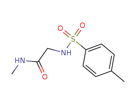 Molecular Structure of 115901-56-9 (Acetamide, N-methyl-2-[[(4-methylphenyl)sulfonyl]amino]-)