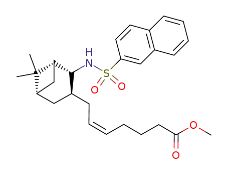 methyl (5Z)-7-((1R,2R,3S,5S)-2-(2-naphthyl sulfonylamino)-6,6-dimethylbicyclo<3.1.1>hept-3-yl)hept-5-enoate