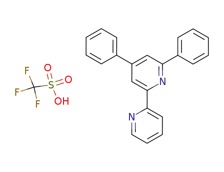 4,6-Diphenyl-[2,2']bipyridinyl; compound with trifluoro-methanesulfonic acid