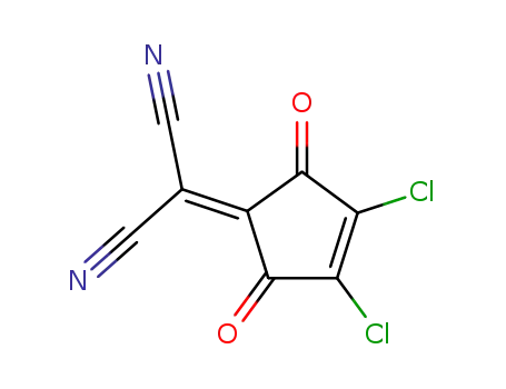 4,5-Dichlor-2-dicyanmethylen-cyclopent-4-en-1,3-dion