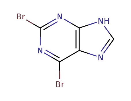 Molecular Structure of 1196-41-4 (2,6-Dibromopurine)