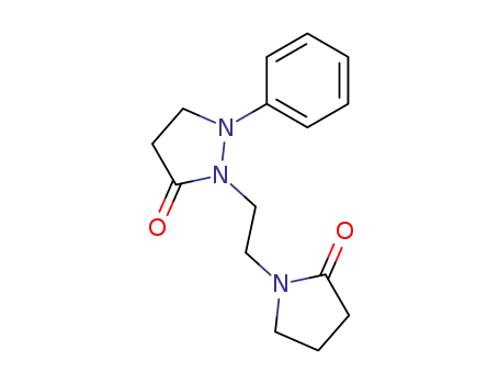 1-(2-oxopyrrolidin-1-yl)-1-(5-oxo-2-phenylpyrazolidin-1-yl)ethane