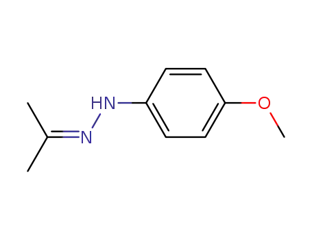Molecular Structure of 1078-72-4 (2-Propanone, (4-methoxyphenyl)hydrazone)