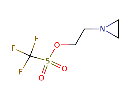 Methanesulfonic acid, trifluoro-, 2-(1-aziridinyl)ethyl ester