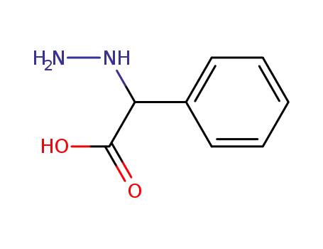 Molecular Structure of 19866-39-8 (Benzeneacetic acid, a-hydrazino-)