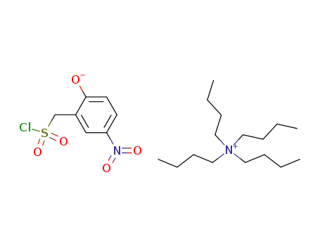 tetra(n-butyl)ammonium 2-hydroxy-5-nitrotoluene-α-sulphonyl chloride