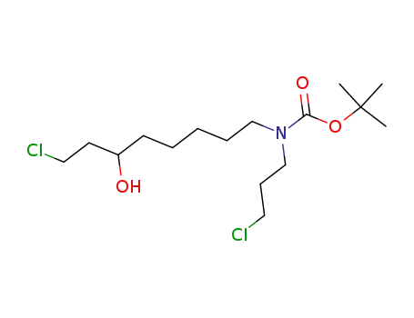 N-(tert-butyloxycarbonyl)-N-(3-chloropropyl)-8-chloro-6-hydroxyoctylamine