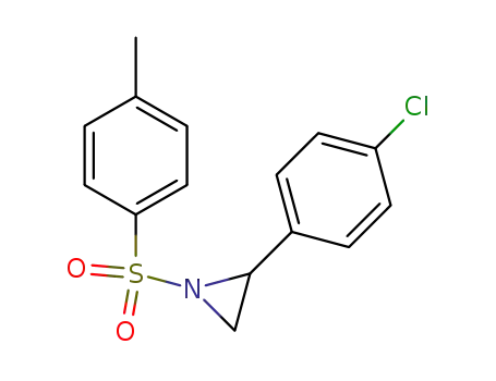 Molecular Structure of 97401-93-9 (Aziridine, 2-(4-chlorophenyl)-1-[(4-methylphenyl)sulfonyl]-)