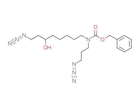 (8-Azido-6-hydroxy-octyl)-(3-azido-propyl)-carbamic acid benzyl ester