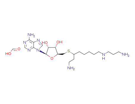 S-(5'-deoxy-5'-adenosyl)-N-(3-aminopropyl)-8-amino-6-thiooctylamine formate salt