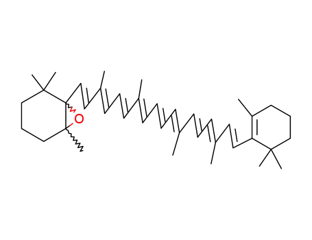 Molecular Structure of 1923-89-3 (5,6-epoxy-beta,beta-carotene)