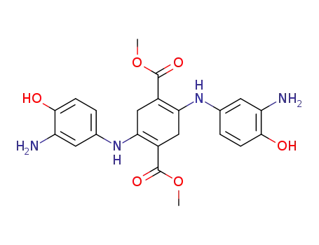 dimethyl 2,5-bis-(3-amino-4-hydroxylanilino)-1,4-cyclohexadiene-1,4-dicarboxylate