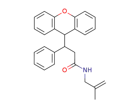 N-(2-Methyl-allyl)-3-phenyl-3-(9H-xanthen-9-yl)-propionamide