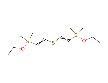 (E)-1-(Ethoxy-dimethyl-silanyl)-2-[(E)-2-(ethoxy-dimethyl-silanyl)-vinylsulfanyl]-ethene